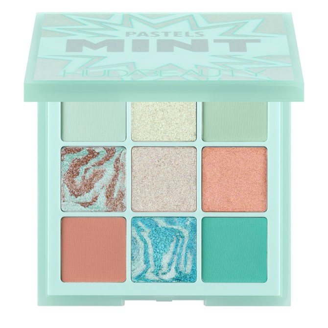 huda beauty pastels mint