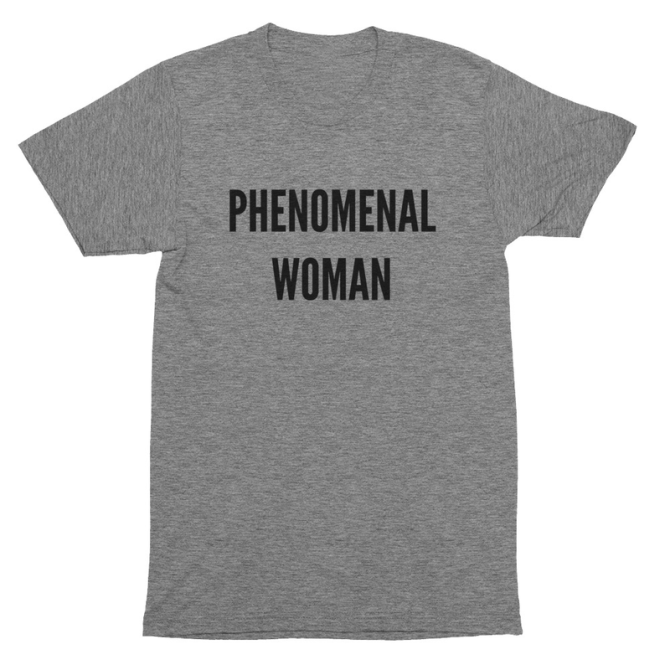 iwd phenomenal women tee