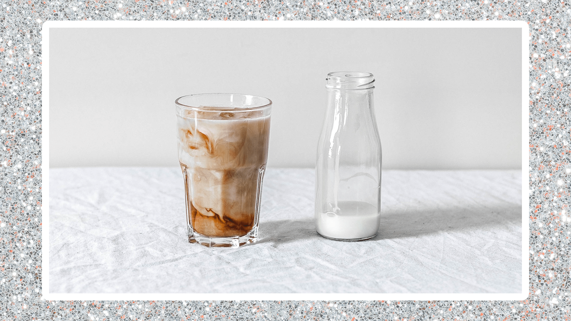 iced coffee with milk