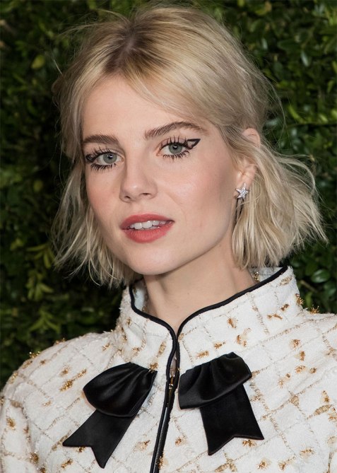 Lucy Boynton 2019 BAFTAs dinner makeup