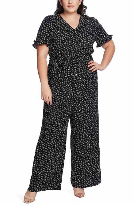 STYLECASTER | Nordstrom Plus-Size Sale 2020 | ditsy floral jumpsuit