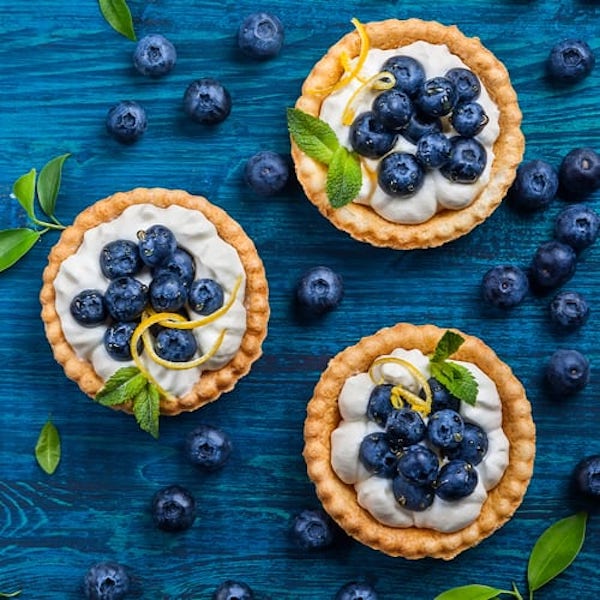 STYLECASTER | Edible Weed Recipes | blueberry pies