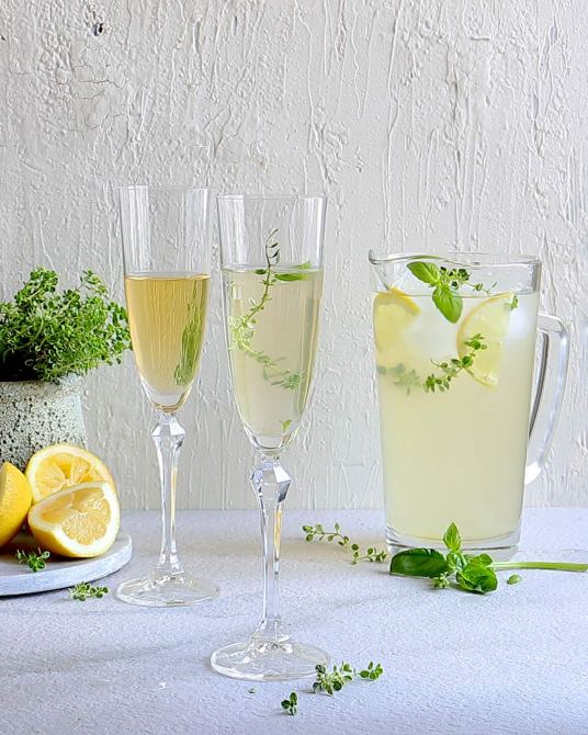 STYLECASTER | Zara Home Recipes | thyme lemonade