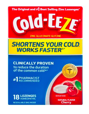 cold eeze zinc lozenge