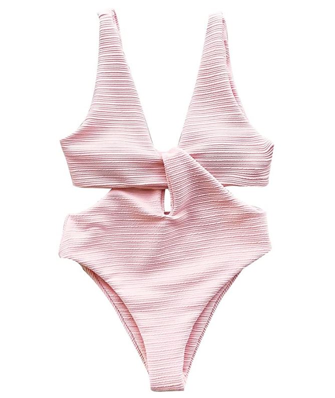 Cupshe pink one piece swimsuit amazon
