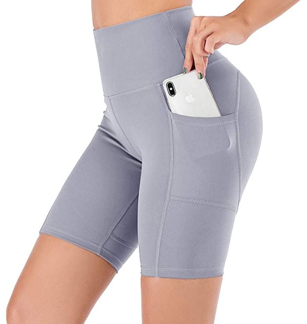 Lianshp High Waist Yoga Shorts for Women 