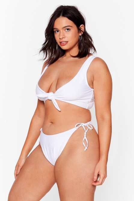 STYLECASTER | String Bikini Trend | nasty gal white bikini