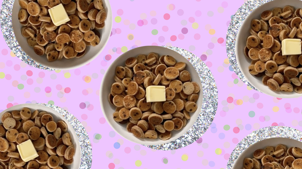 STYLECASTER | pancake cereal tin Tok trend