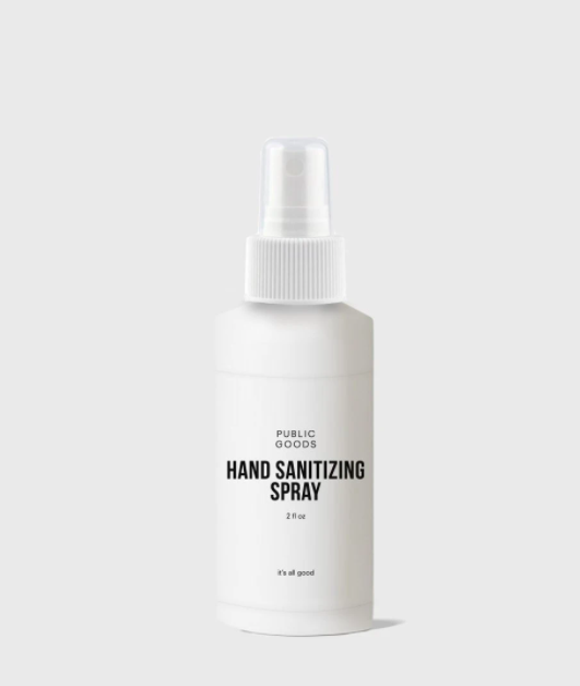 public goods hand sanitizing spray