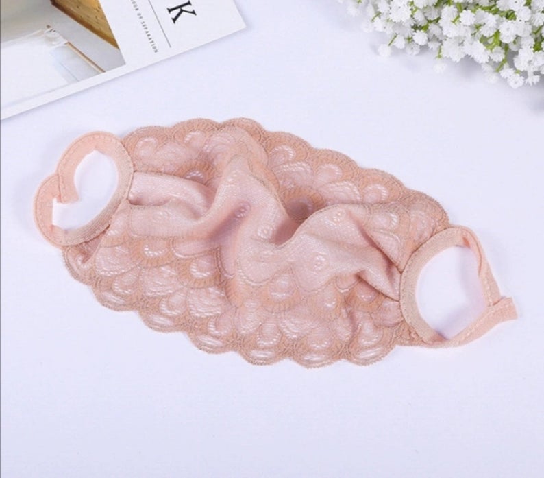 Lace face mask etsy