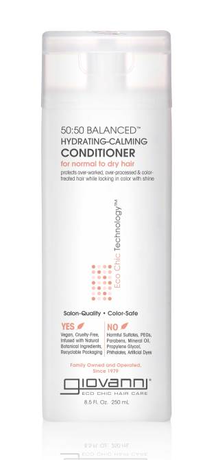 Giovanni 50:50 Balanced Hydrating-Calming Conditioner for Normal to Dry Hair