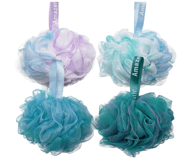 AmazerBath Shower Bath Sponge Shower Loofahs