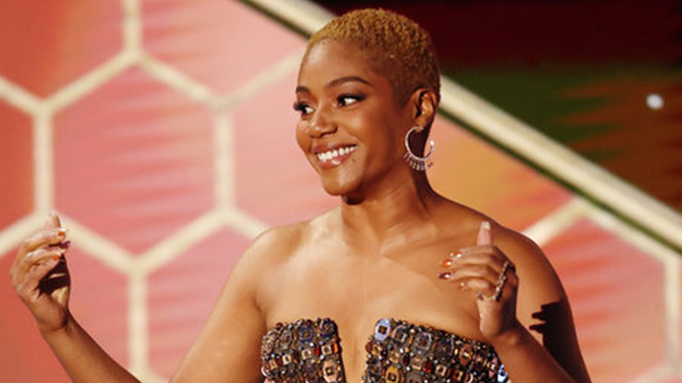 STYLECASTER | Tiffany Haddish Golden Globes