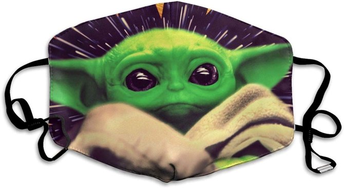 Baby Yoda Face Mask