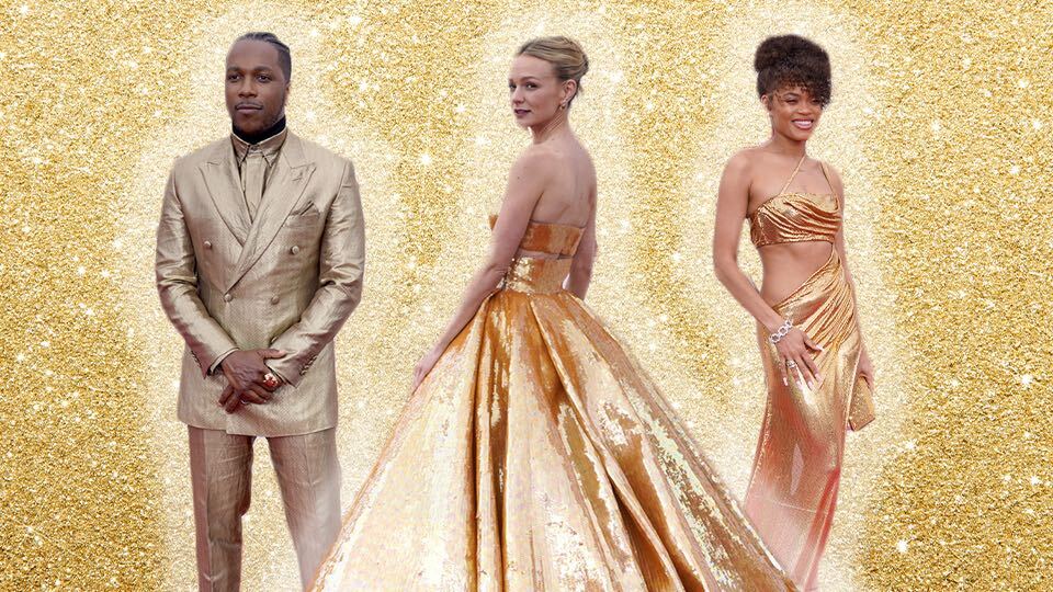 STYLECASTER | Oscars Gold Dress Trend