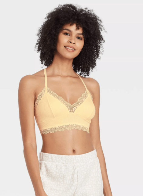 target longlined bralette
