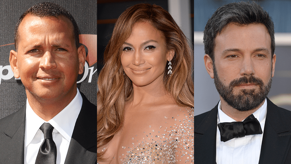 Alex Rodriguez, Jennifer Lopez, Ben Affleck
