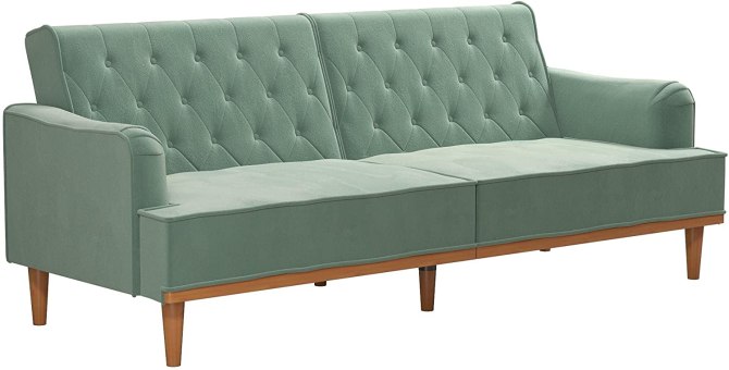 Mr. Kate Stella Vintage Convertible Sofa Bed Futon