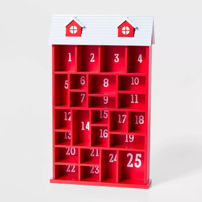 Target Wood House Advent Calendar
