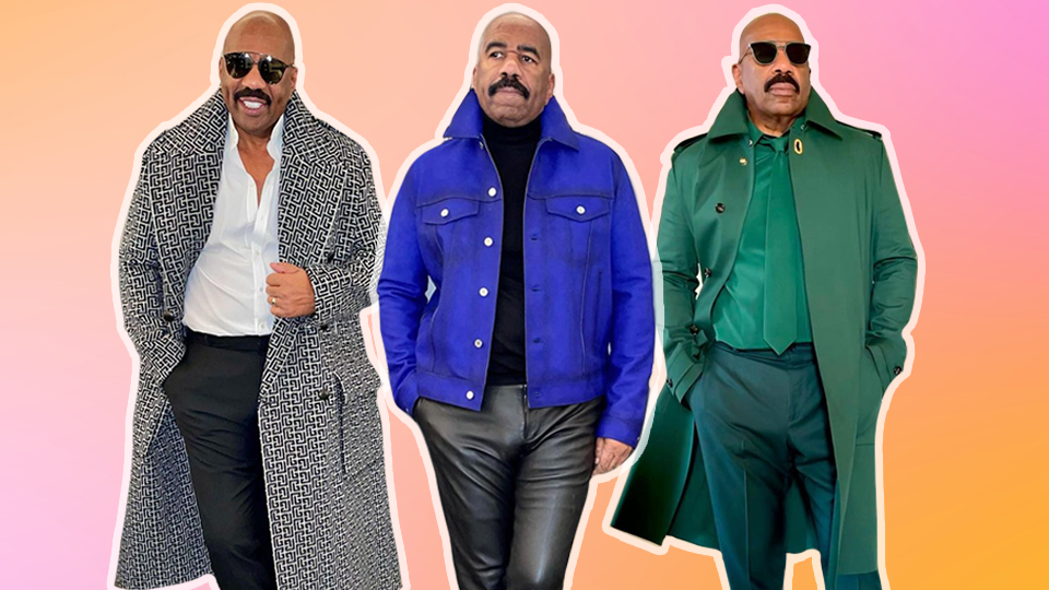 STYLECASTER | Steve Harvey Green Suit