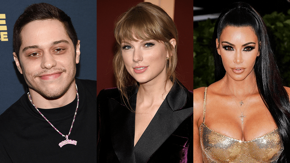 Pete Davidson, Taylor Swift, Kim Kardashian