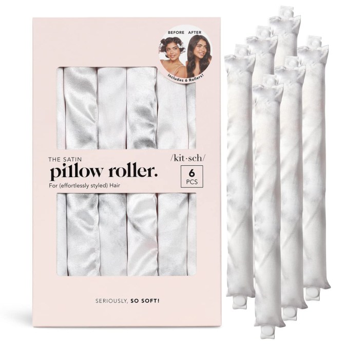 Kitsch Satin Pillow Rollers for Hair