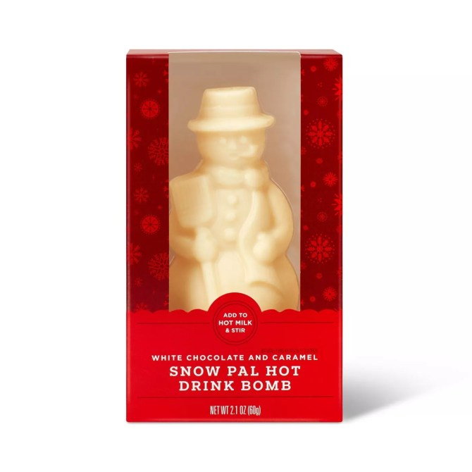 Wondershop White Chocolate and Caramel Snowman Hot Chocolate Bomb Target