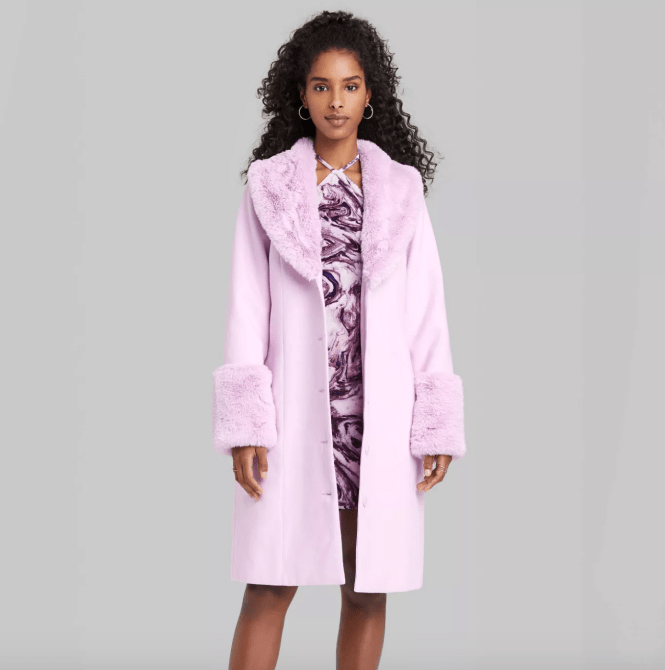 STYLECASTER | Target Faux Fur Trim Jacket