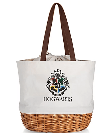 Picnic Time Harry Potter Coronado Canvas & Willow Basket Tote
