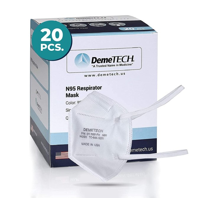 DemeTECH NIOSH N95 Respirator Face Masks Amazon