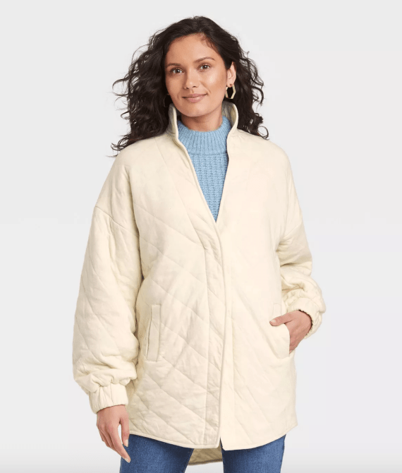 STYLECASTER | Target Quilted Jacket