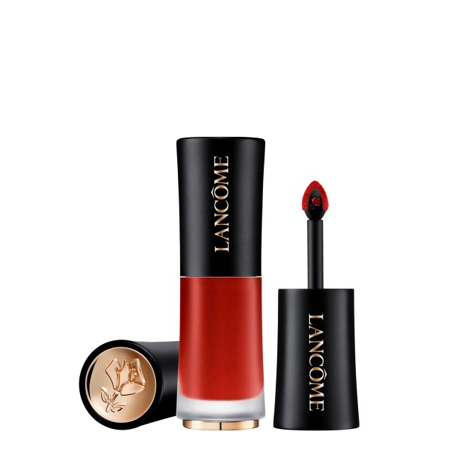 Lancome red lipstick