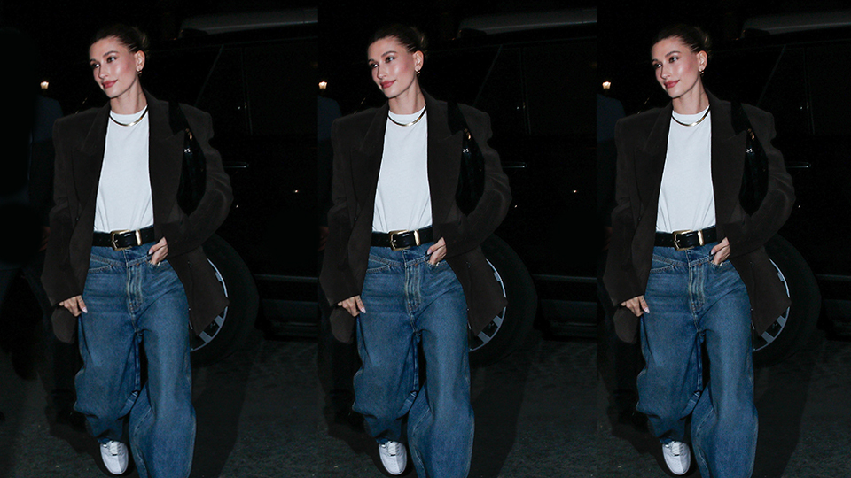 STYLECASTER | Hailey Bieber Jeans