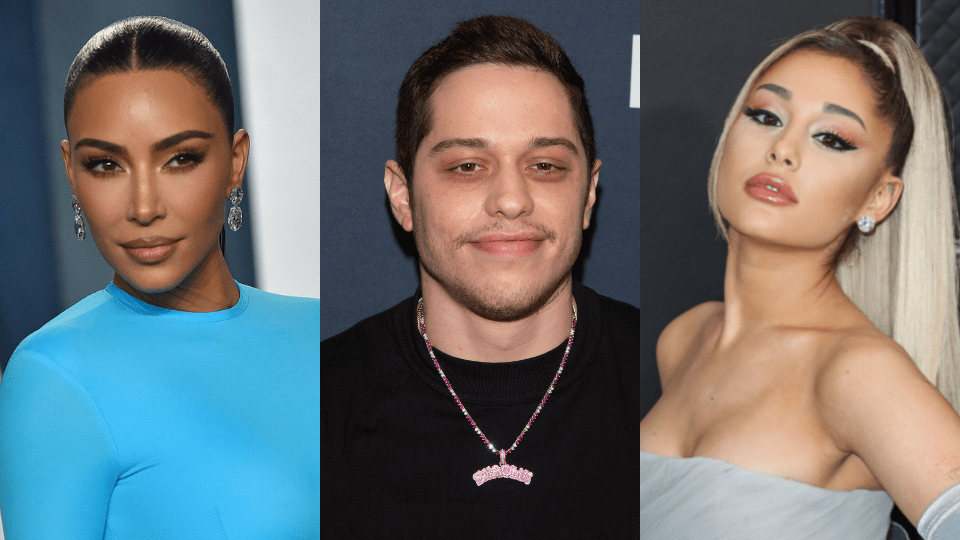 Kim Kardashian, Pete Davidson, Ariana Grande