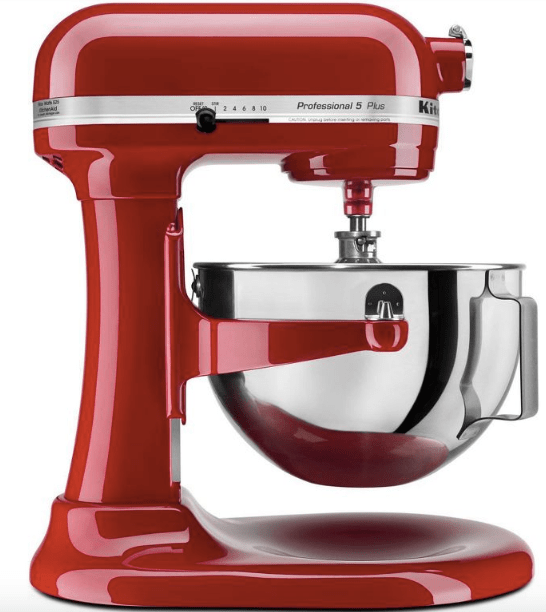 KitchenAid Mixer in Red