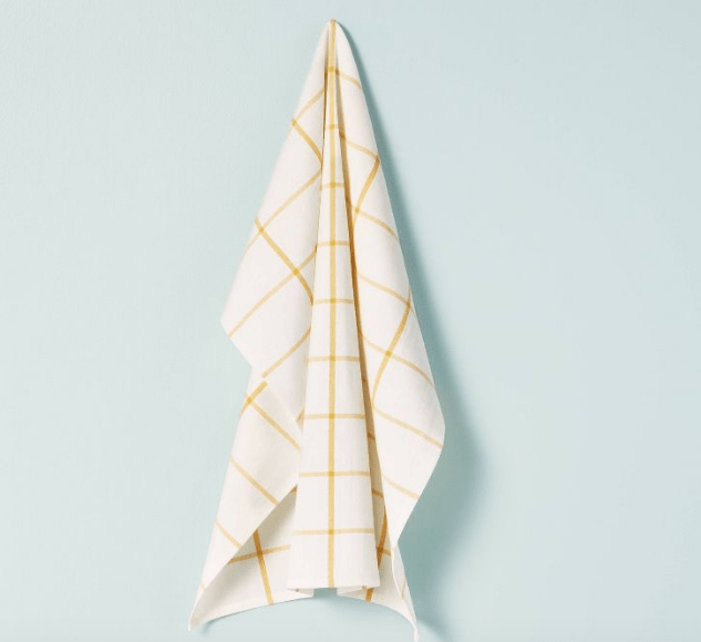 Grid Lines Flour Sack Kitchen Towel