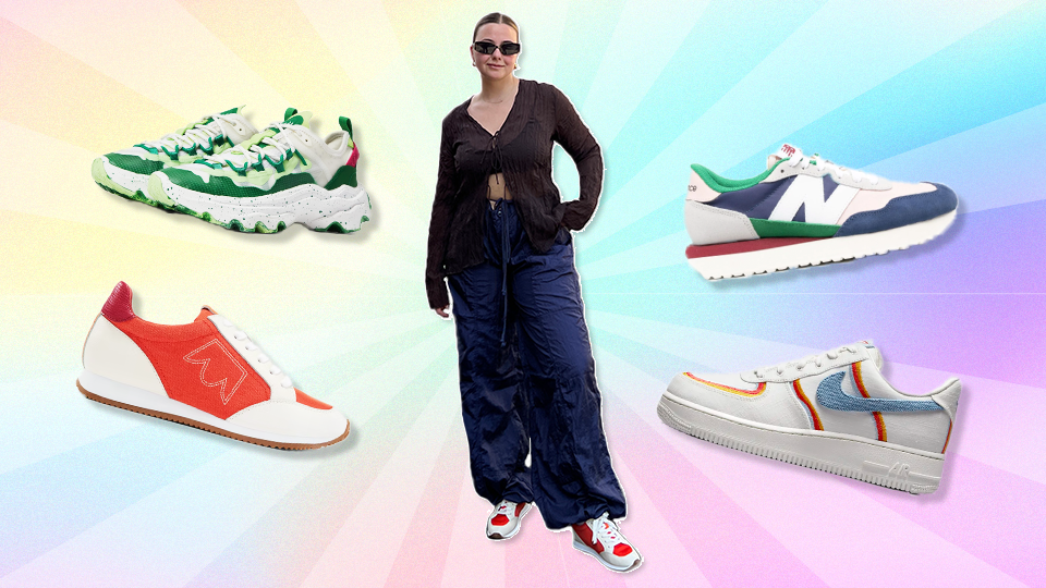 STYLECASTER | Colorful Sneaker Trend