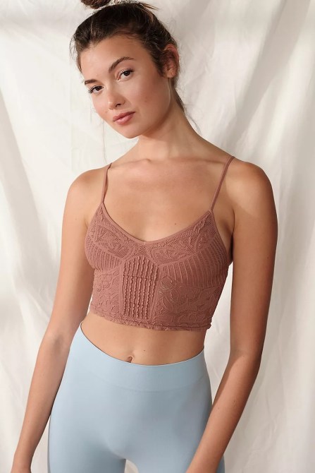 Free People Chloe Seamless Longline Bralette