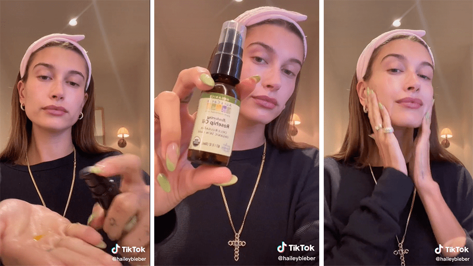Hailey Bieber Rosehip Oil TikTok