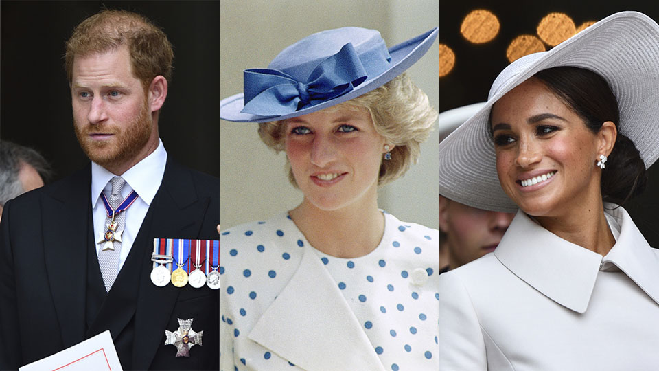 princess diana meghan markle prince harry