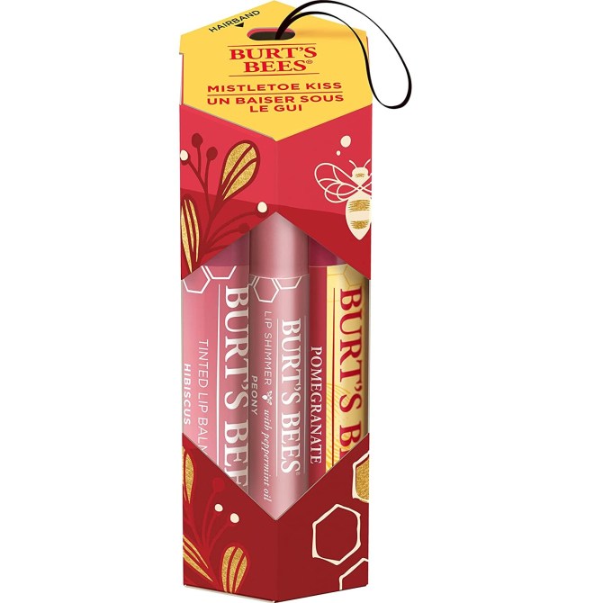 Burt’s Bees Mistletoe Kiss Gift Set Amazon