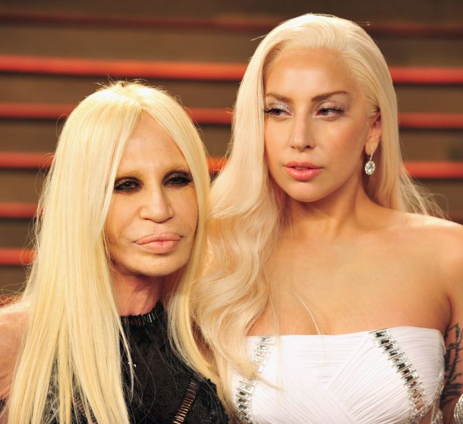 Lady Gaga & Donatella Versace