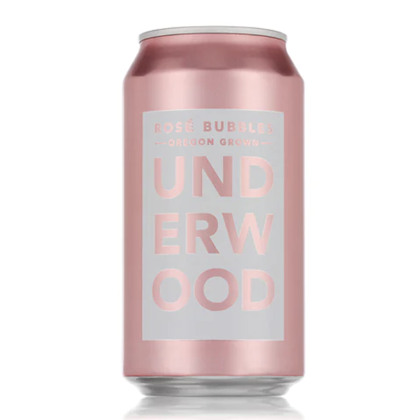 A can of rose wine