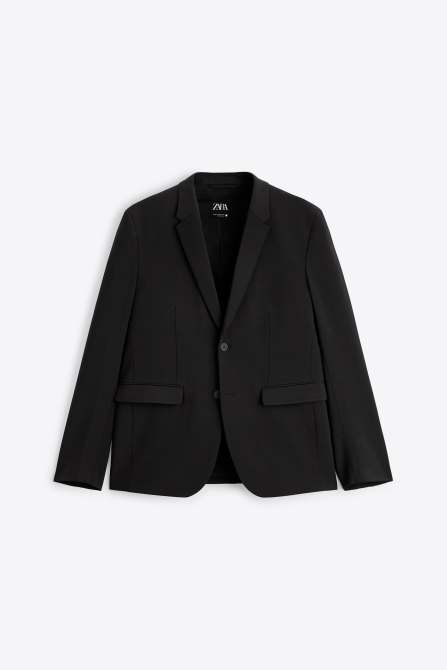 black zara blazer
