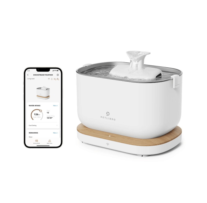 cat water fountain app petlibro