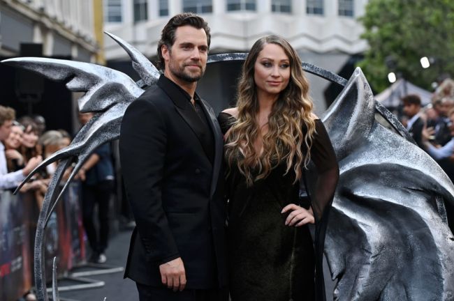Henry Cavill and Natalie Viscuso  attend the season 3 premiere of "The Witcher" at Outernet London on June 28, 2023 in London, England.