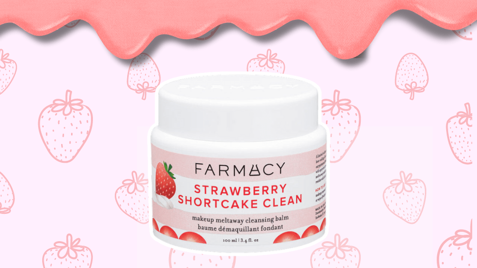 Farmacy Strawberry Shortcake Clean makeup meltaway cleansing balm