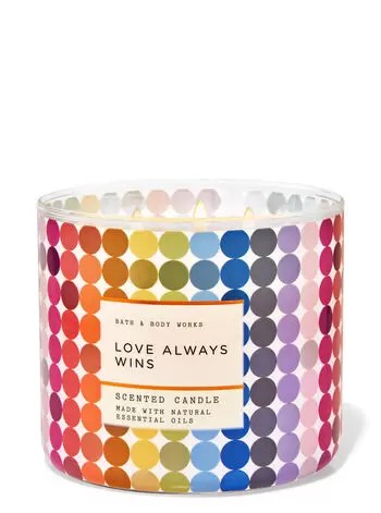 Bath & Body Works pride candle