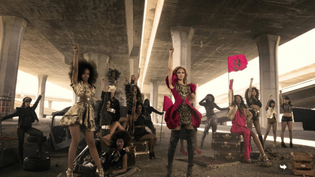 Beyonce in "Who Run the World"