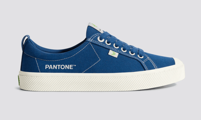Cariuma X Pantone OCA Low in Navy Peony Canvas